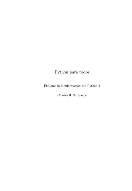 python para todos en español | frankthedark | uDocz