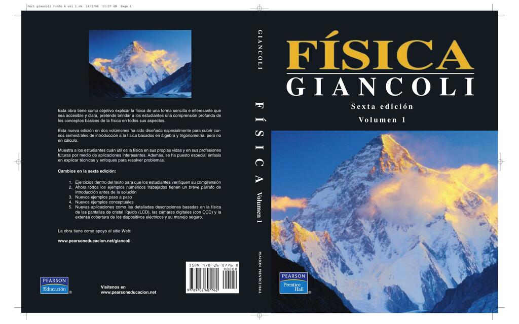Fisica Vol 01 6ta Edicion Giancoli | holisoymajo | uDocz