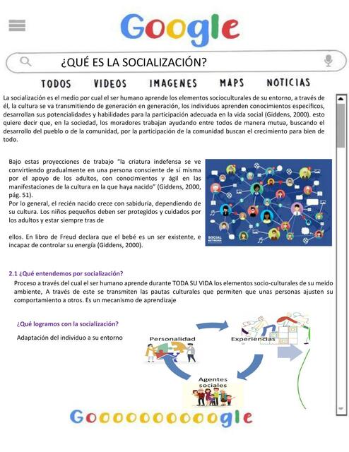 ¿Qué es la Socialización?