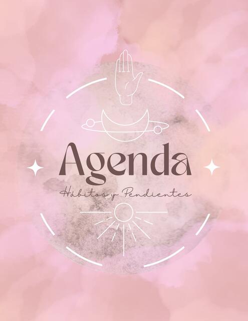 Agenda personal diaria y mensual astrología