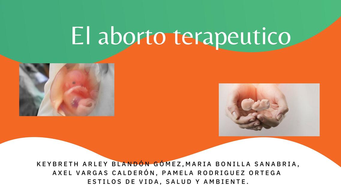 El Aborto Terapéutico 