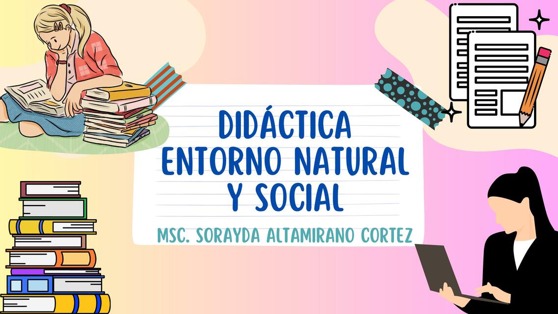 Didáctica entorno natural y social