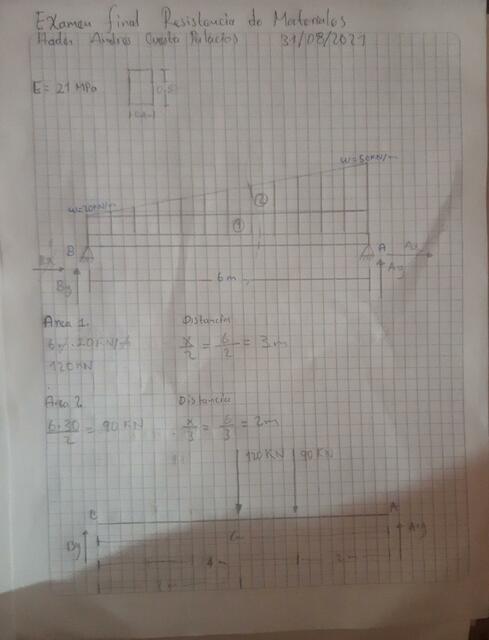 Examen Final Resistencia de Material es