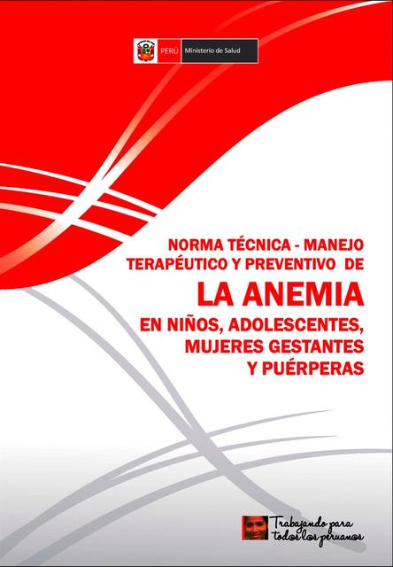 Manejo terapéutico de la anemia