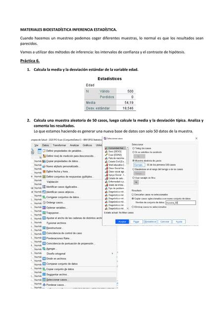 Materiales Bioestadísticas Inferencia Estadística 