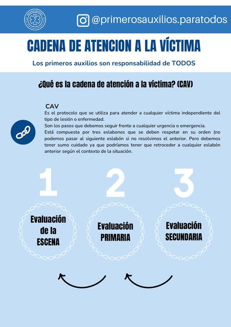 Cadena de atención a la víctima