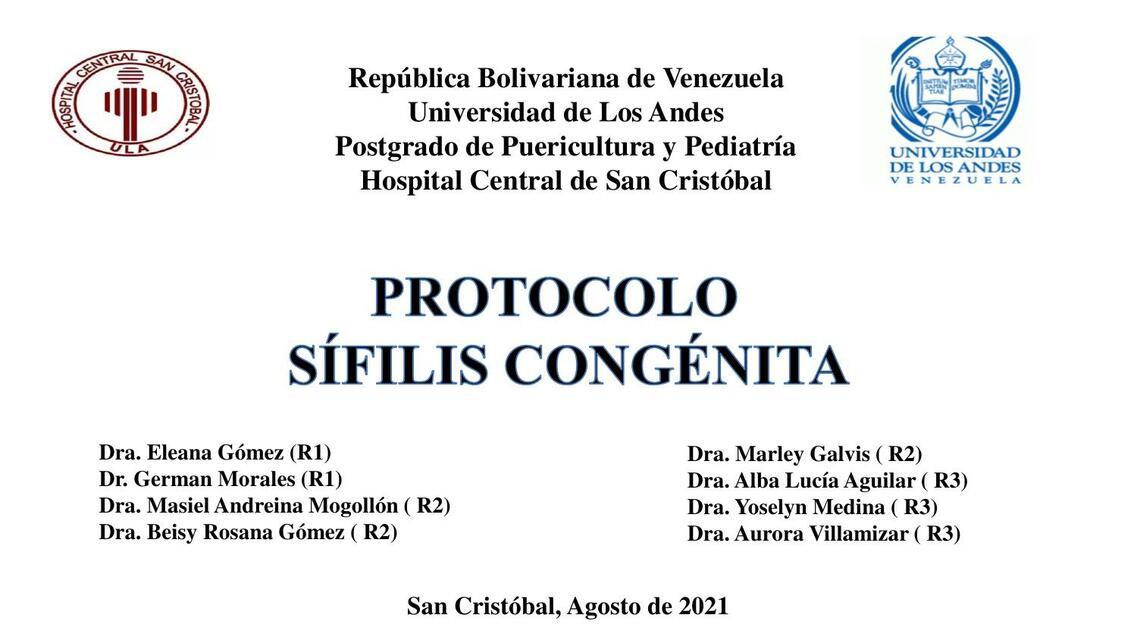 Protocolo de sífilis