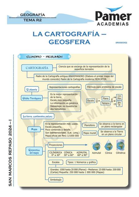 La Cartografía- Geosfera 