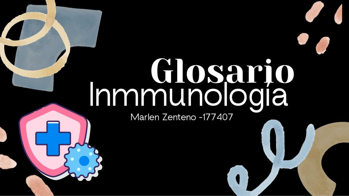 Glosario Inmunología 