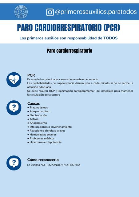 3 PCR Paro cardiorrespiratorio