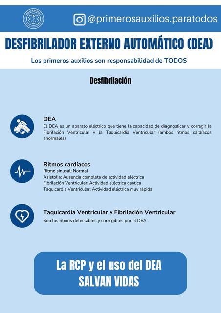 5 DEA Desfibrilador Externo Automático