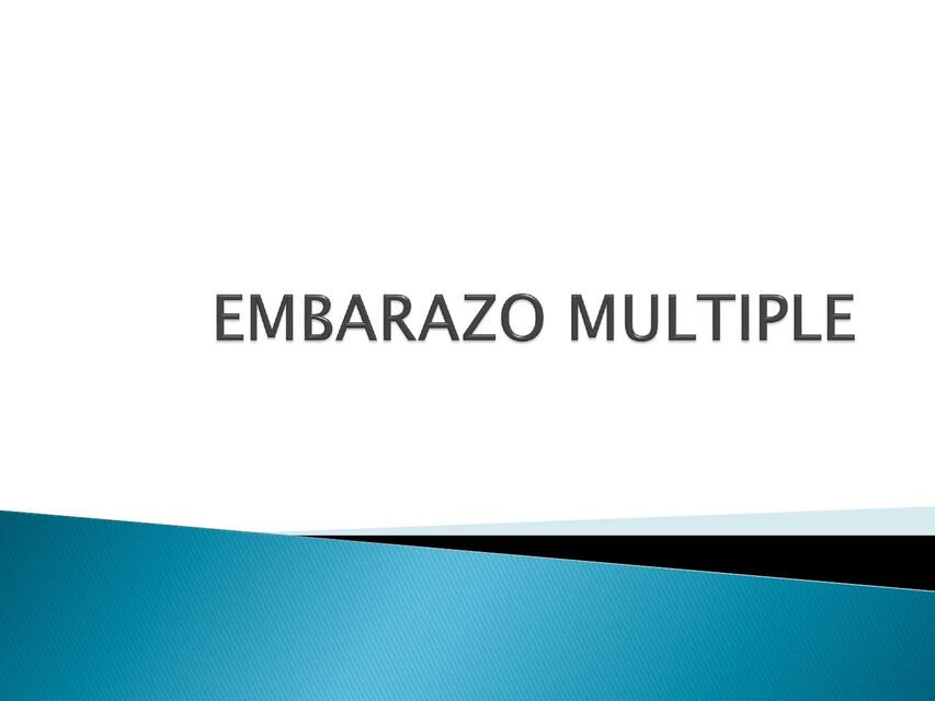 Embarazo Múltiple 