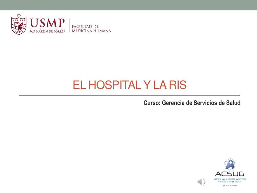 El hospital y la RIS