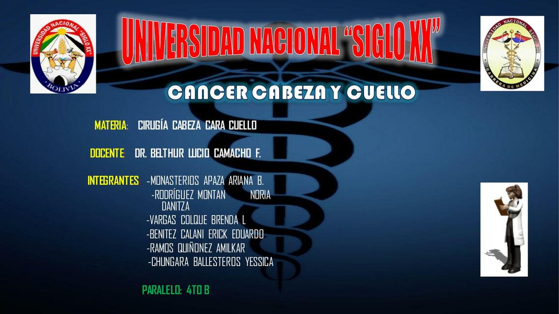 Cáncer cabeza y cuello