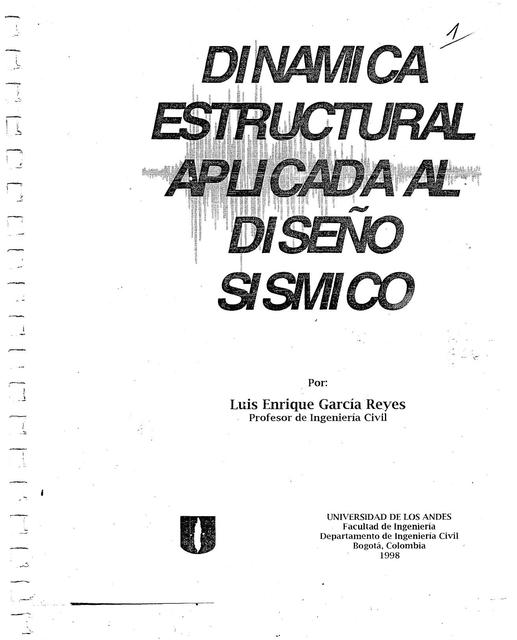 Dinamica Estructural Aplicada a Diseño Sismico