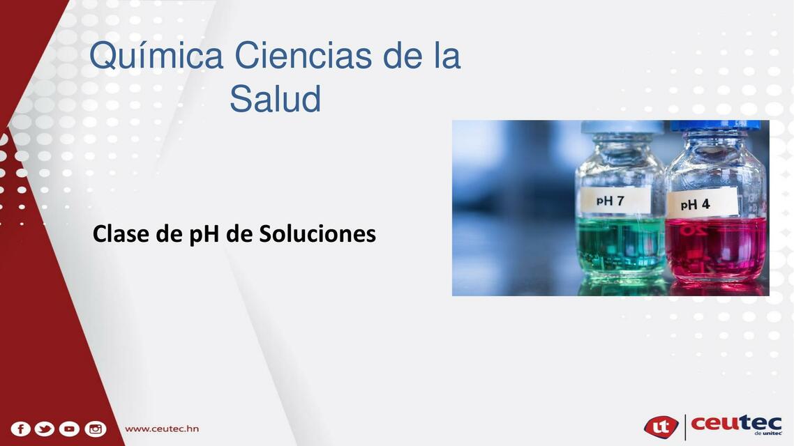 Clase de pH de Soluciones 