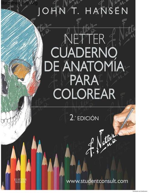 Cuaderno de Anatomía para Colorear 