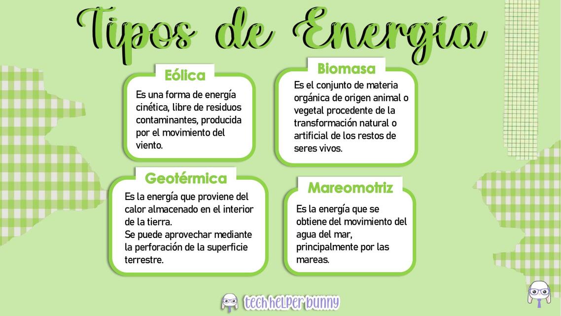 Tipos de Energía