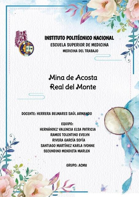 Mina de Acosta Real del Monte 