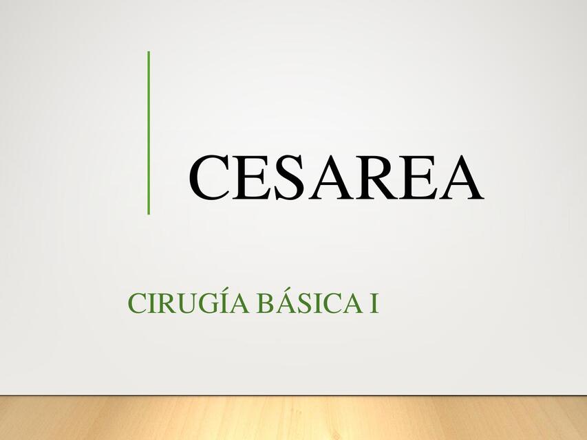 Cesárea 