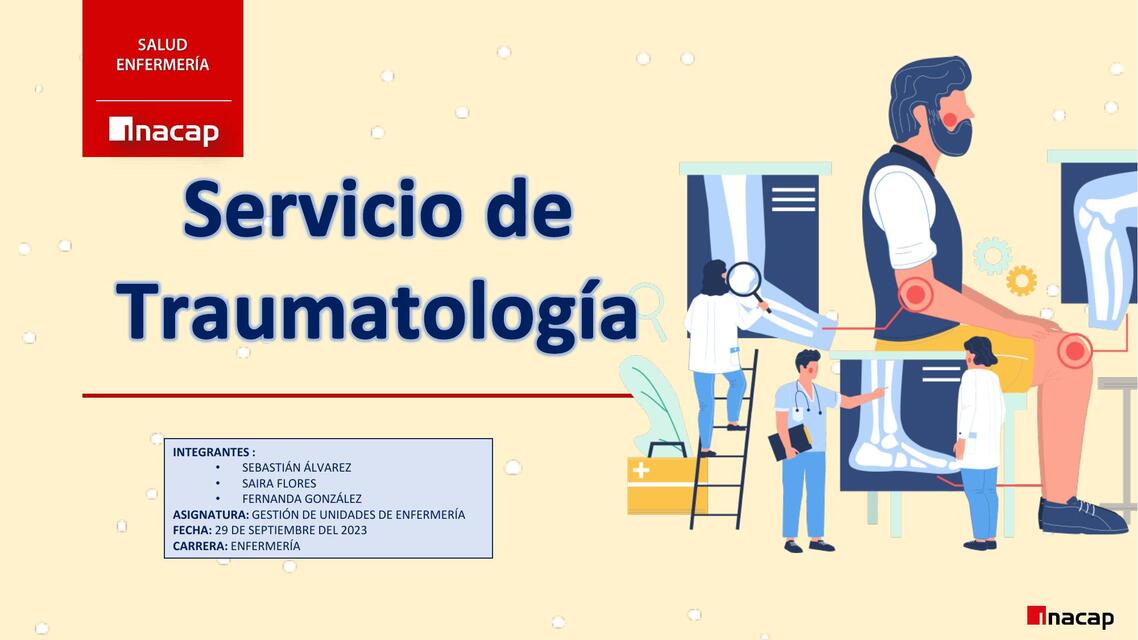 Servicio de traumatología 