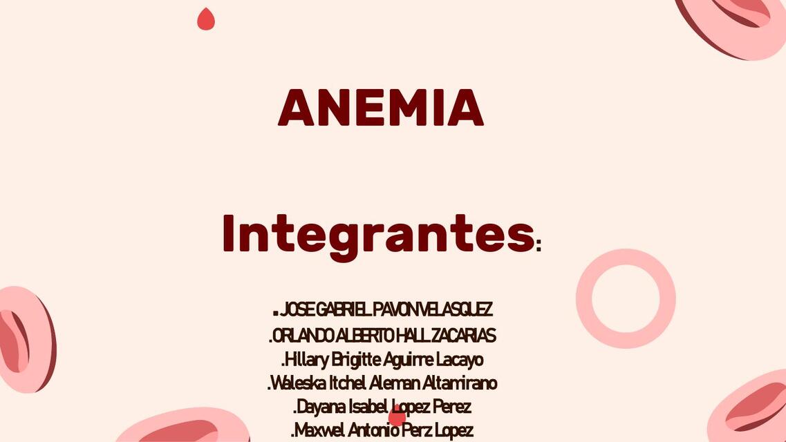 Anemia 