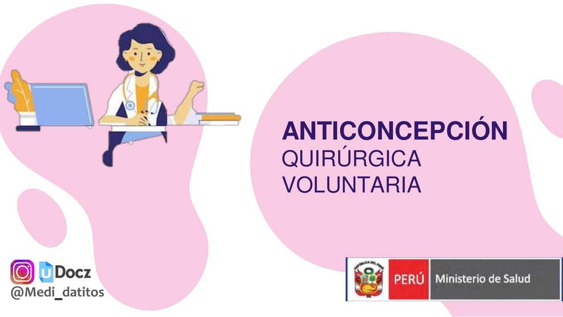 ANTICONCEPTIVOS QUIRURGICOS - MINSA 