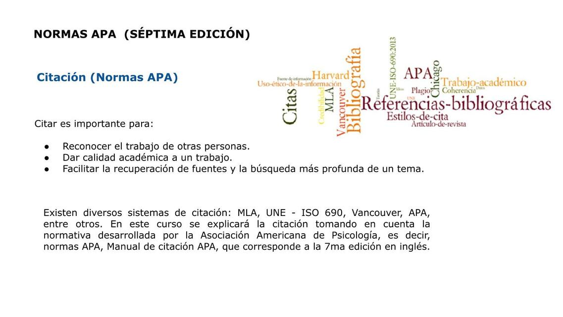 Normas Apa (Séptima Edición)