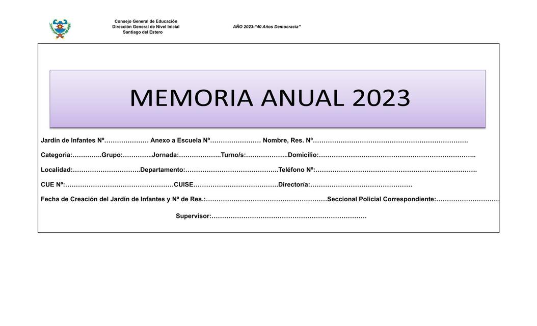 Memoria Anual 2023 