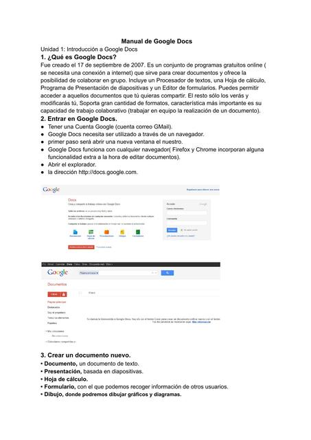 Manual de Google Docs 