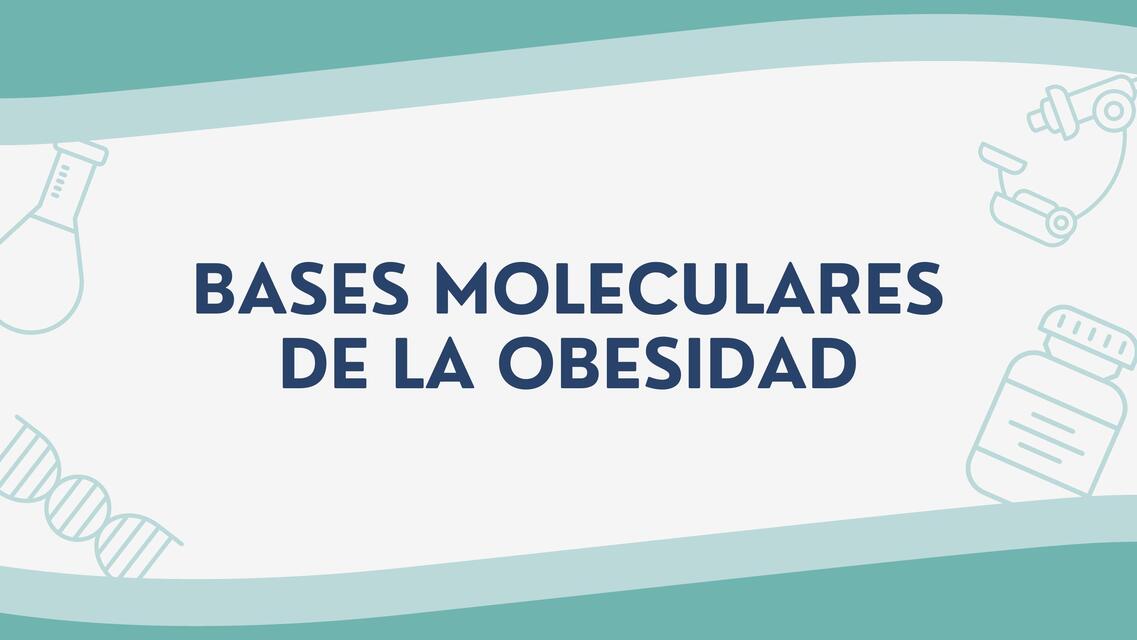 Bases Moleculares de la Obesidad 