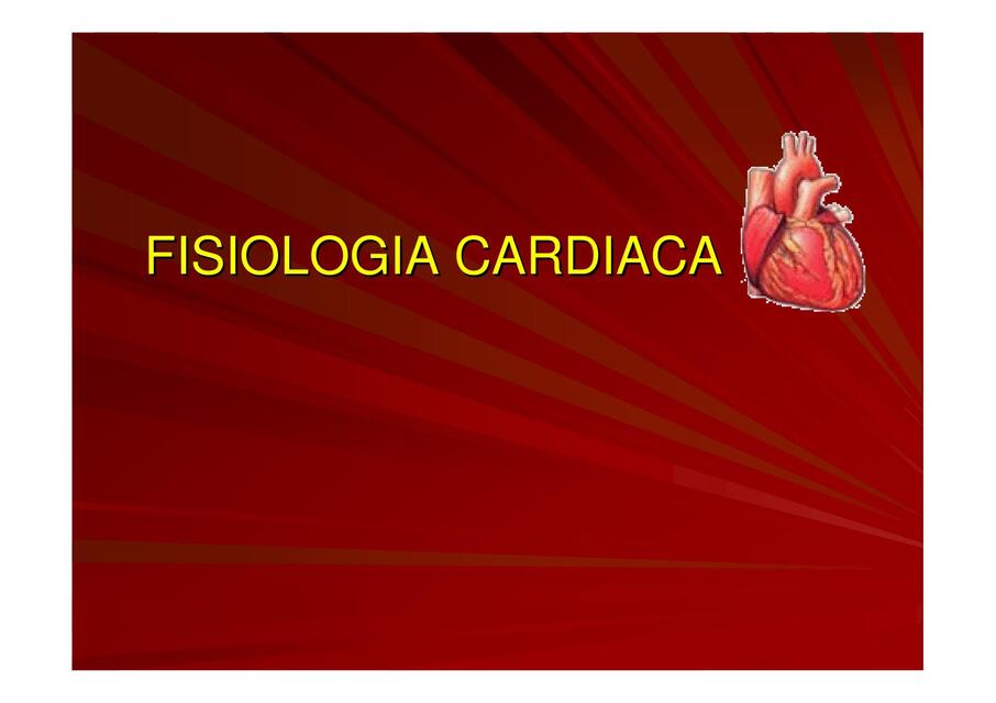 Fisiologia Cardiaca 