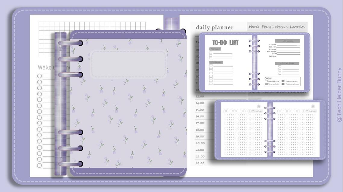 Cuaderno Digital Lila