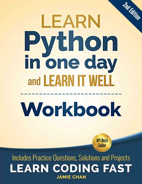 Python Workbook Learn Python 