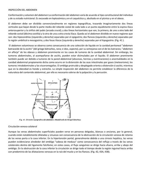 Inspección del Abdomen 