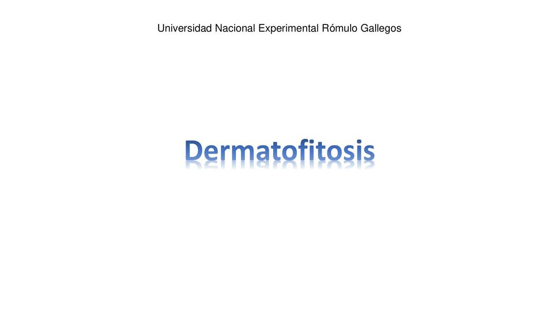 Dermatofitosis 