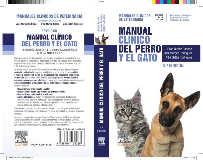 Manual Clínico del Perro y el Gato. Medicina Veterinaria y Zootecnia