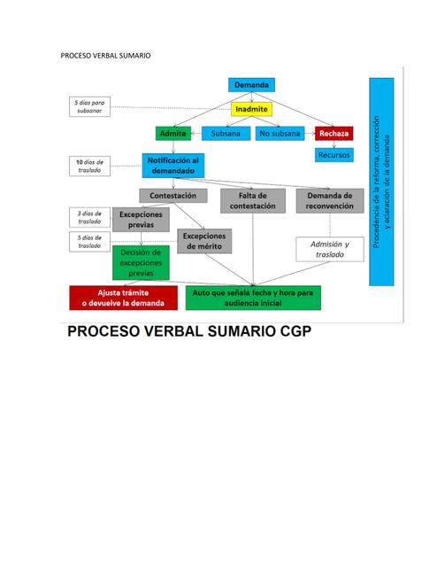 PROCESO VERBAL SUMARIO