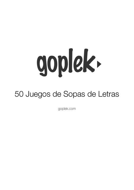 50 Juegos de Sopas de Letras 