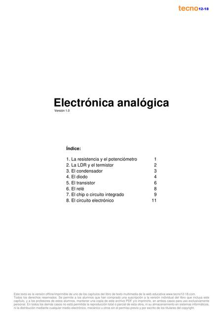 Electrónica Analógica