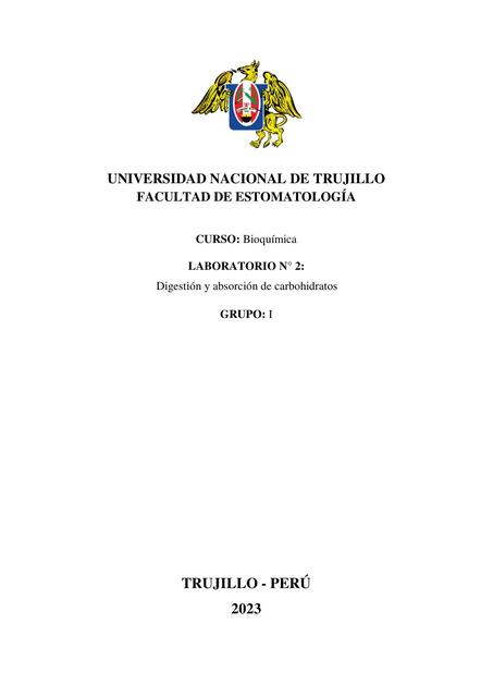 Digestión y Absorción de Carbohidratos