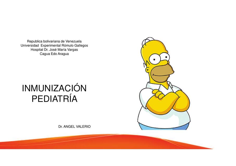 Inmunización pediatría 