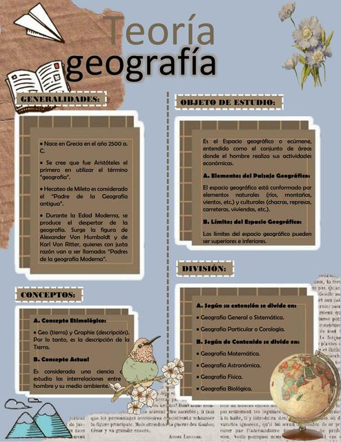 Teoría geográfica