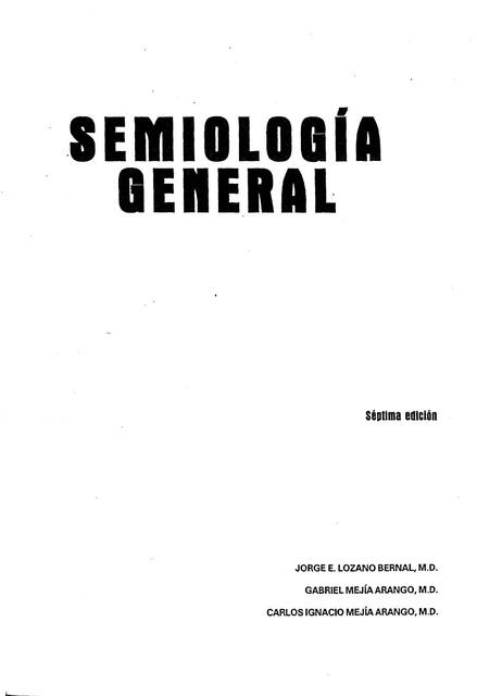 Semiología general 