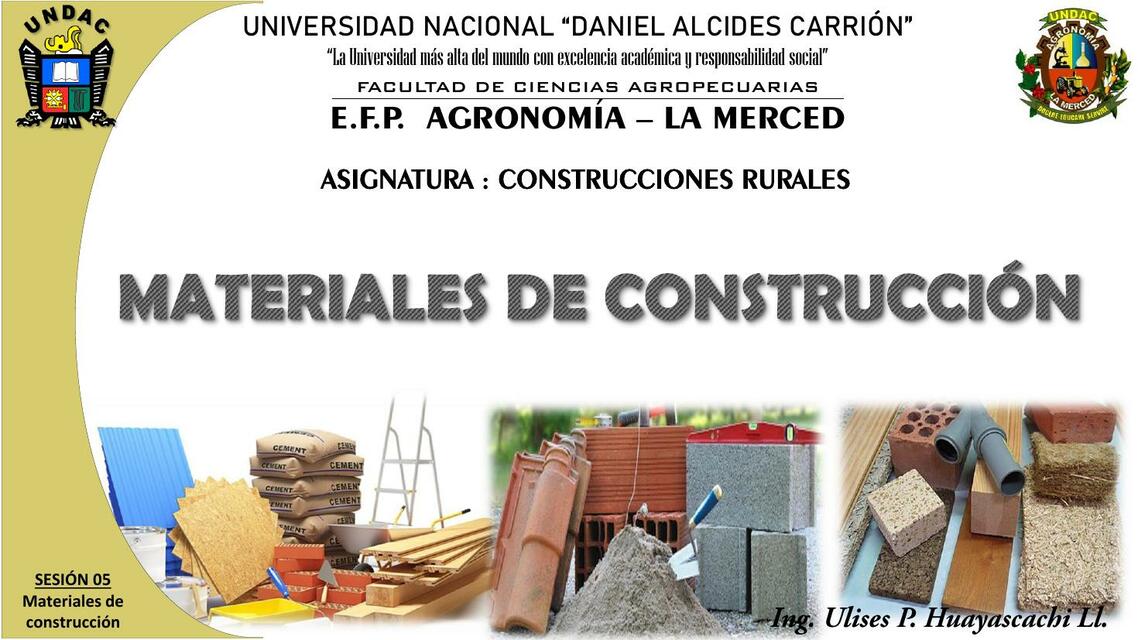 Materiales de construcción