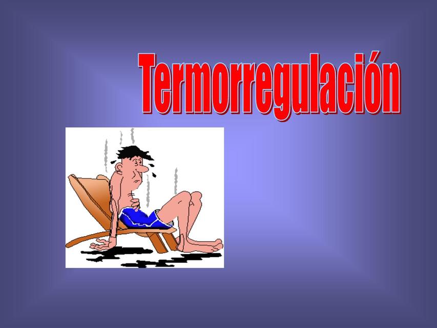 Termorregulacion