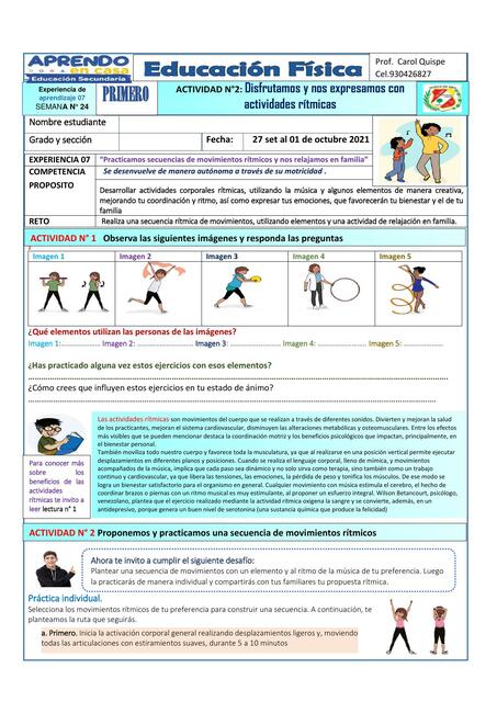 Actividades Rítmicas 