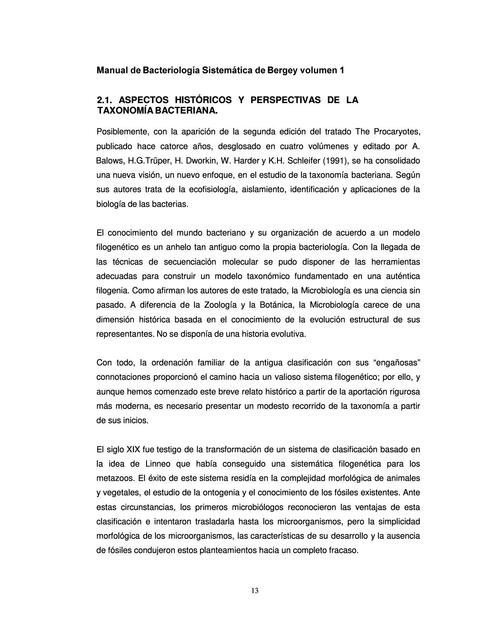 Manual de Bacteriología Sistemática de Bergey 