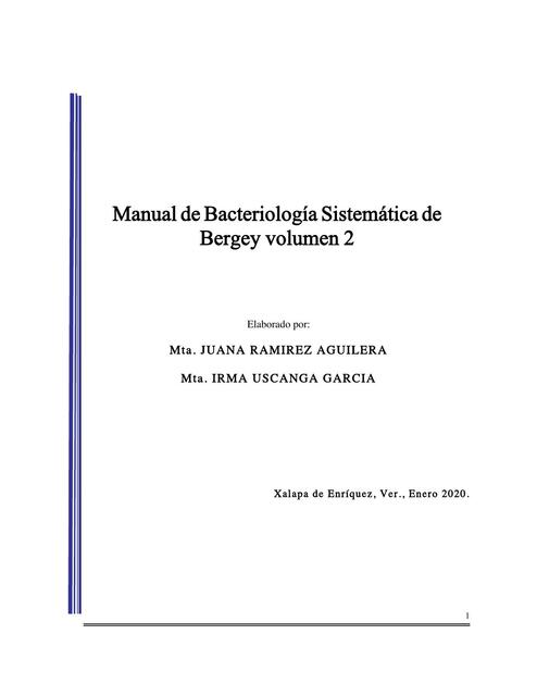 Manual de Bacteriología Sistemática de Bergey 