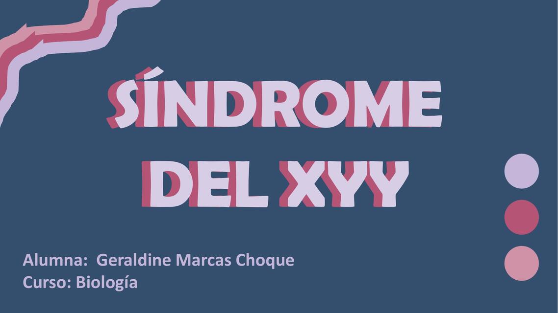 Síndrome del XYY 